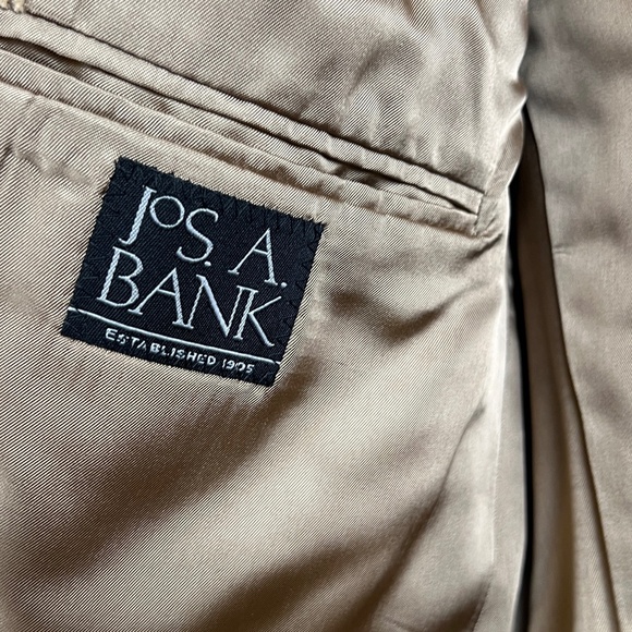 Jos. A. Banks Cord Wool Silk Blend Men’s Blazer Jacket Brown 44L - Picture 5 of 7